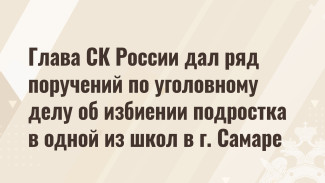 Проверку избиения 17-летнего школьника мигрантами в Самаре взял на контроль Александр Бастрыкин