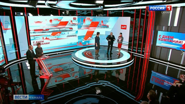 РЖД отмечает 23-летие: в главной студии ГТРК «Самара» наградили лучших сотрудников компании