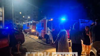 Появились кадры с места смертельного пожара на Тухачевского в Самаре 28 июля