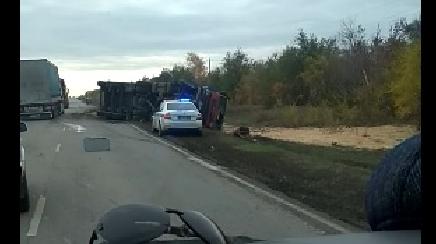 Большегруз 40 рус попал в дтп