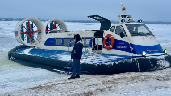 В Самаре закрыто движение судов на воздушной подушке 17 февраля