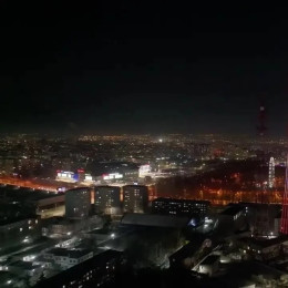 В 10-летний юбилей Росгвардии на самарской телебашне зажглась праздничная иллюминация 