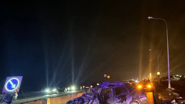 Один человек погиб в ДТП с Lada Granta и бетонным отбойником в Самарской области