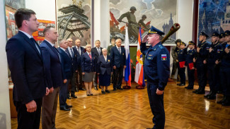 Солдаты весеннего призыва 2024 самарской спортивной роты ЦСКА присягнули на верность Родине