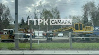 Самарцам показали, как идет ремонт трамвайных путей на улице Ново-Садовой