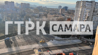 В Самаре засняли, как идет реконструкция ул. XXII Партсъезда