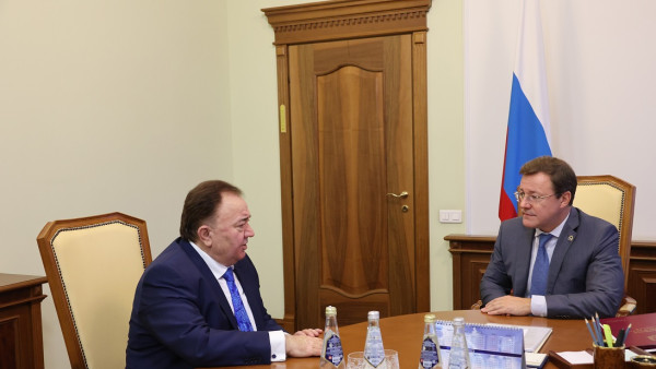 Дмитрий Азаров и Махмуд-Али Калиматов обсудили сотрудничество между Самарской областью и Республикой Ингушетия