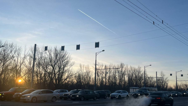 Вечером 20 февраля Самару сковали пробки в 9 баллов 