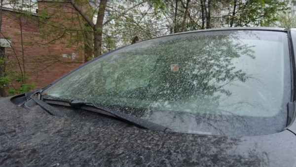 В Самаре в ночь на 26 апреля прошел грязный дождь