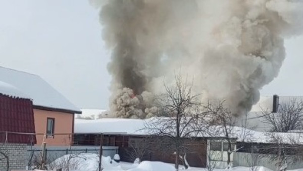 В самарской Зубчаниновке загорелся частный дом 16 февраля