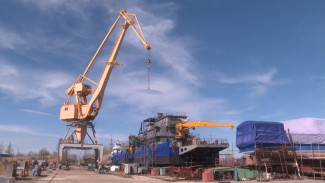 На самарской судоверфи передали заказчику земснаряд «Канопус»