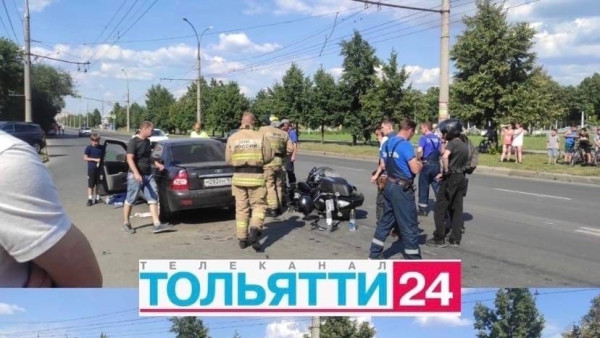 В Тольятти в ДТП на Революционной пострадал ребенок и мотоциклист 