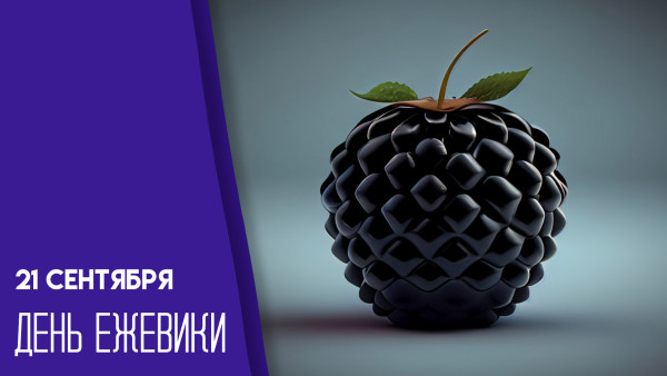 21 сентября — День ежевики: традиции, история и открытки для мессенджеров