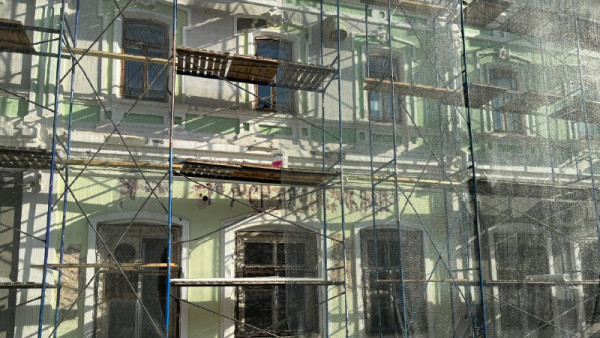 В Самаре под слоем штукатурки может скрываться ранняя работа Петрова-Водкина