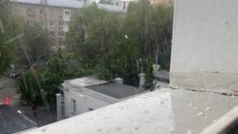 Мощный ливень с градом обрушился на Самару 28 мая