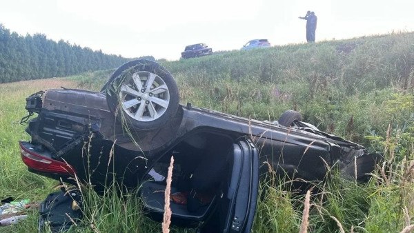 20-летний водитель за рулём Kia Rio вылетел в кювет по пути в Самарскую область