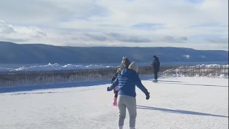 Под Самарой открылся бесплатный каток с видом на Жигулевские горы