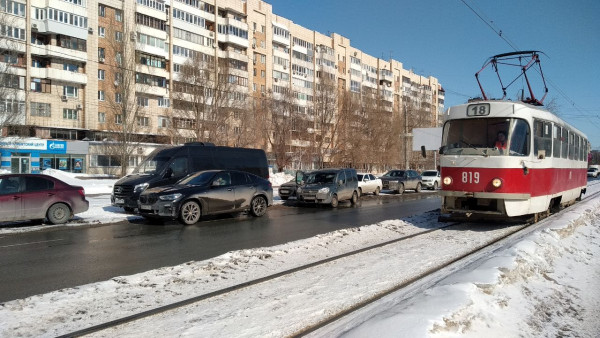 В Самаре 17 февраля увеличили интервалы движения четырех трамвайных маршрутов 