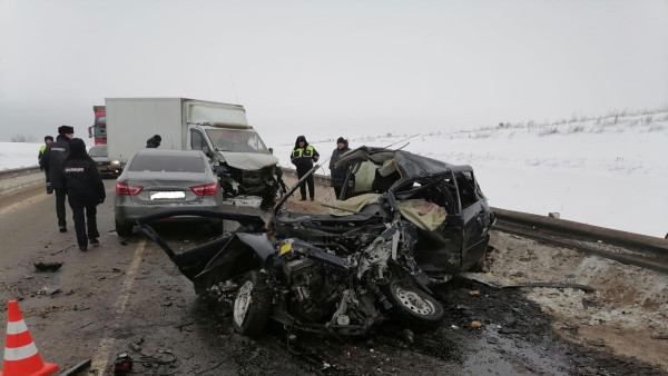 В Самарской области произошла жуткая авария на трассе М-5 «Урал»