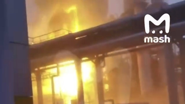 Потушен огонь на Сызранском НПЗ, вспыхнувший после атаки БПЛА