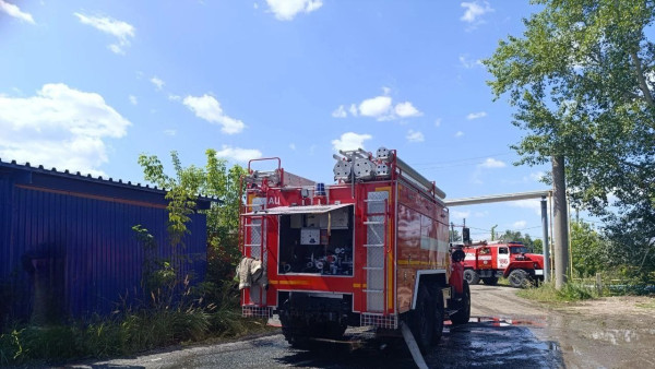 В Самарской области из-за короткого замыкания вспыхнул коптильный цех 