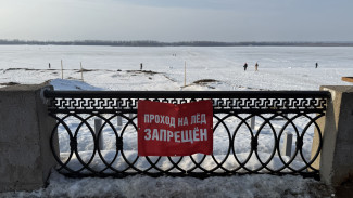 Спасатели просят самарцев не выходить на тонкий лед Волги
