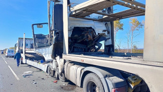 В Самарской области 30 сентября столкнулись два грузовика-тягача 