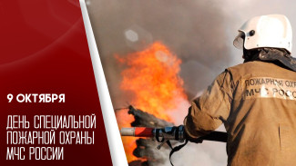 9 октября отмечается День специальной пожарной охраны МЧС России 