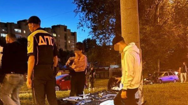 В Самарской области два мотоциклиста синхронно попали в ДТП