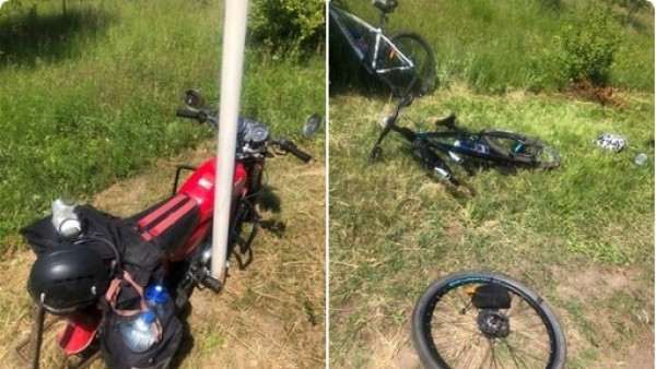 В Самарской области мопед столкнулся с велосипедом и отлетел на 12-летнюю девочку