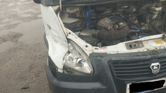 Под Самарой столкнулись два автомобиля марки "Газель"