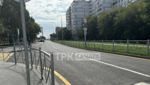 В Самаре после ремонта открыли улицу Дачную 2 сентября 