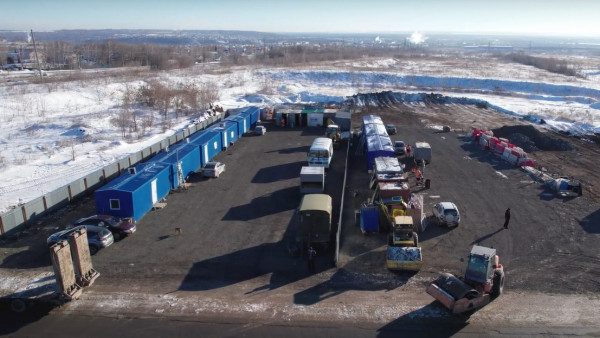 В Самаре блогер снял с высоты происходящее на месте строительства магистрали «Центральная» 