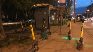 В Самаре разрешат парковать самокаты только на оборудованных парковках