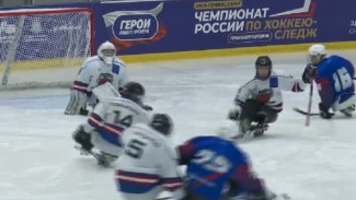 В Самаре стартовали соревнования по следж-хоккею в рамках третьего этапа Чемпионата России «Лига героев»