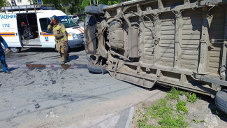 Названо число пострадавших детей в перевернувшейся маршрутке под Самарой