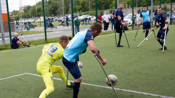 Ветераны СВО приняли участие в официальных областных соревнованиях по футболу