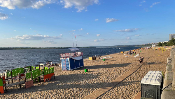 Центральный пляж Самары временно закрыли из-за подготовки к фестивалю 