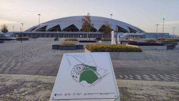 На "Самара - Арене" в 9 утра возобновил работу экстрим-парк