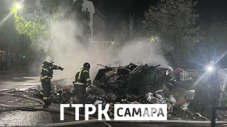 В Самаре по адресу Ново-Садовая 215А произошел пожар