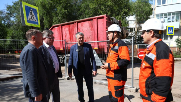 Мэр Самары Иван Носков оценил ход работ по перекладке тепловых сетей в городе