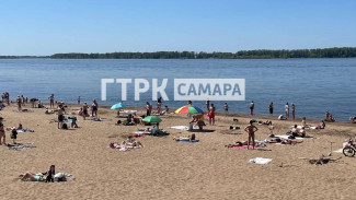 В Самаре пляжи набережной заполнились отдыхающими 28 мая