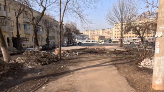 На улице Чернореченской в Самаре началось строительство бульвара