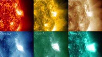 На Солнце произошел взрывной выброс плазмы
