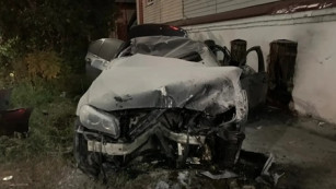 Под Самарой элитный BMW влетел в Nissan Almera: пять пострадавших и авто всмятку 