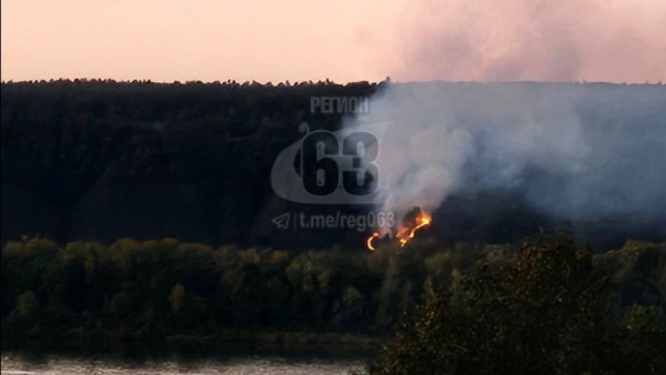 В Самарской области загорелся заповедный лес 