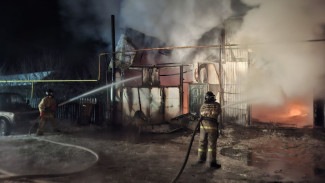 Стали известны подробности пожара, уничтожившего гараж в Самарской области 17 января 