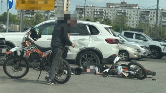 В Тольятти подросток-мотоциклист влетел под BMW 