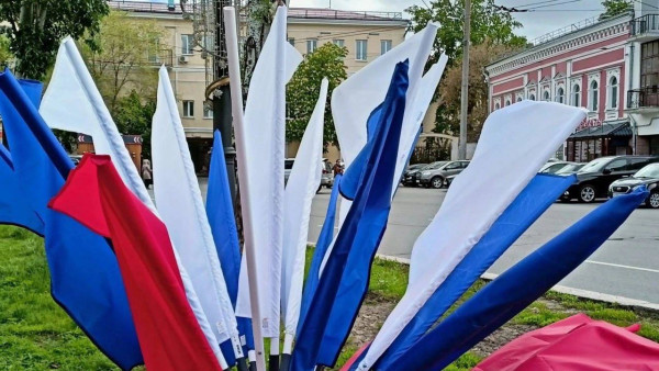 В Самаре сообщения о краже флагов на пл. Революции оказались фейком