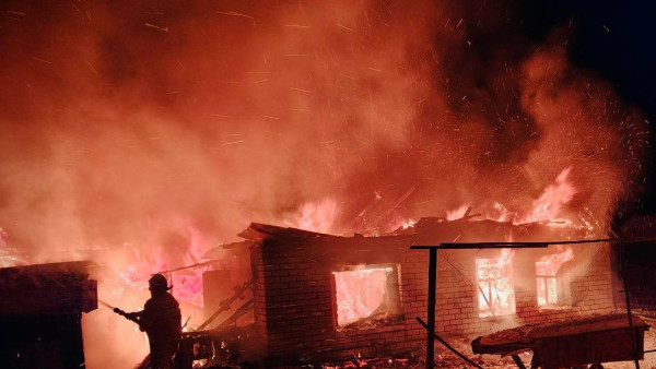 Под Самарой 13 января ночной пожар унес жизнь человека